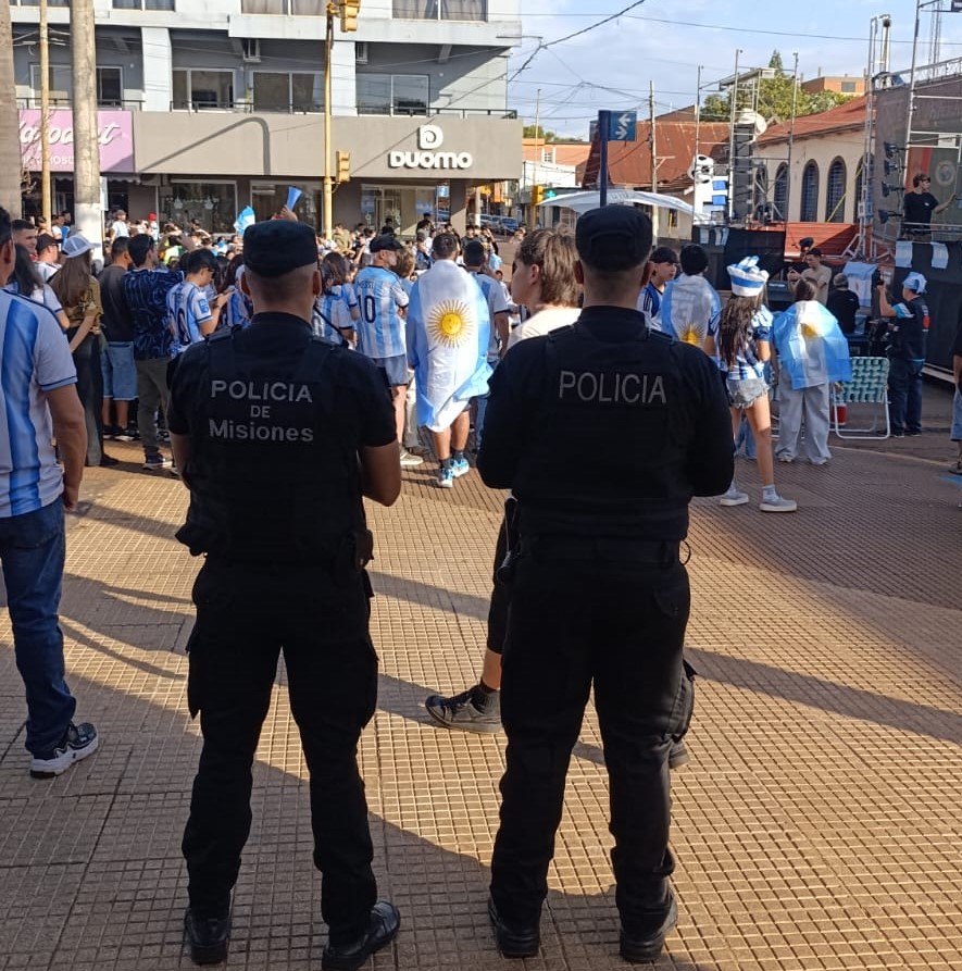 Tras el partido de Argentina, hubo incidentes en Eldorado  2
